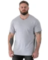 jasnoszara koszulka plus size