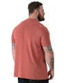 brazowa koszulka z napisami plus size