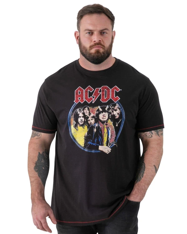 duzy t-shirt meski ac/dc