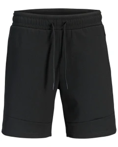 Duże męskie krótkie spodenki dresowe Jack & Jones 12294292 czarne