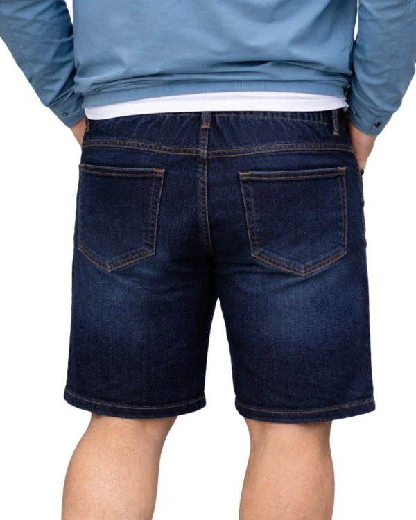 granatowe spodenki meskie plus size