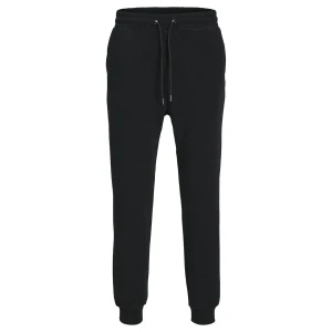 Duże męskie gładkie spodnie dresowe Jack & Jones 12263986 czarne