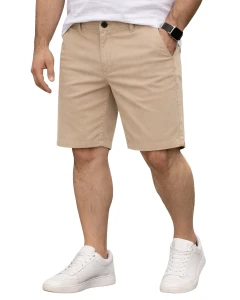 Duże męskie spodenki chinosy Jack & Jones 12294288 beżowe