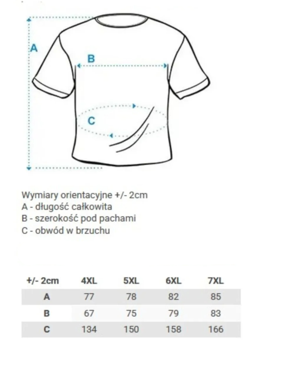 meski tshirt w duzych rozmiarach