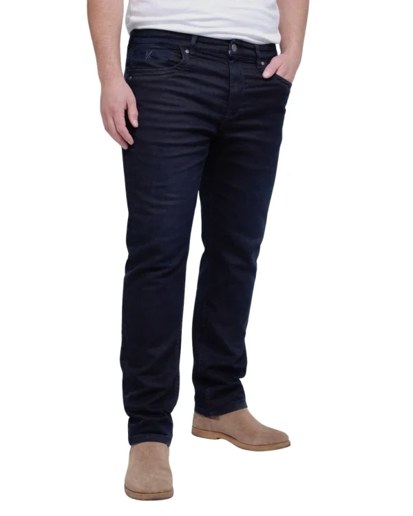 czarne duze spodnie xxl jeansowe