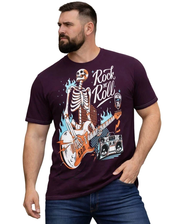 duza meska koszulka rockowa 7xl