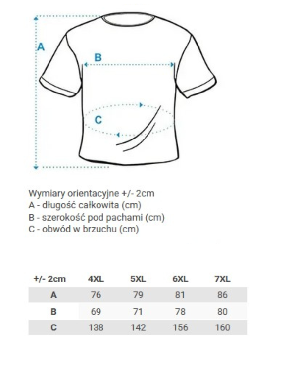 koszulka plus size