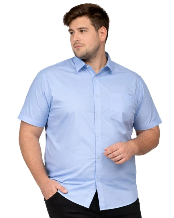 duza meska koszula krotki rekaw plus size