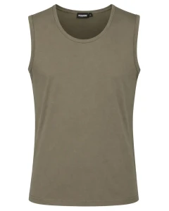 Duża męska koszulka bokserka Adamo 129410-441 khaki