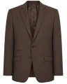 brazowa wygodna casualowa meska marynarka plus size