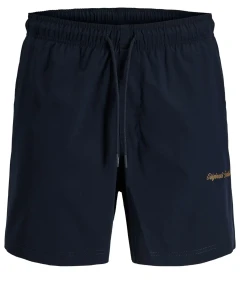 Duże męskie spodenki kąpielowe szorty plażowe Jack & Jones 12297955 granatowe