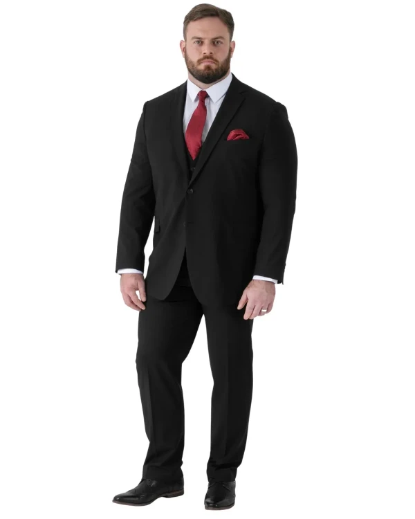 czarna elegancka marynarka plus size