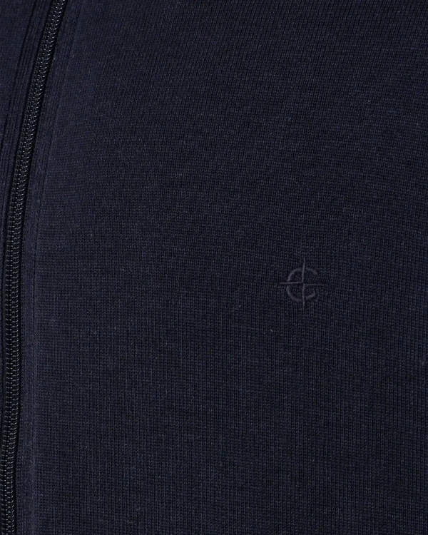 modny granatowy sweter meski 4xl