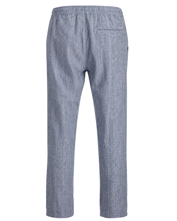 meskie spodnie plus size z lnem