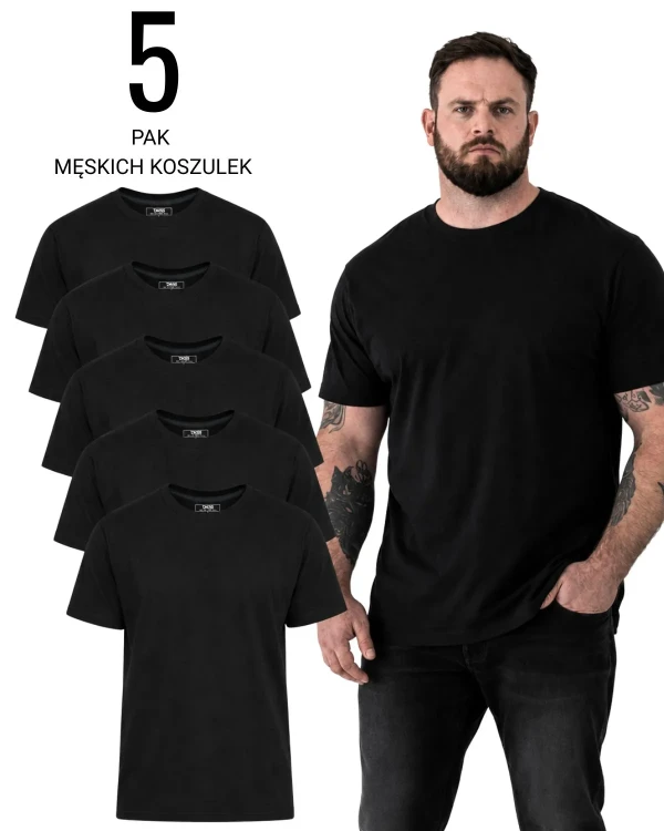 5 pak t-shirt meski xxl