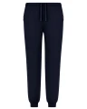 granatowe spodnie dresowe plus size