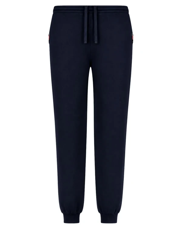 granatowe spodnie dresowe plus size