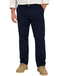 Duże męskie spodnie chinosy Double Urban Outfitters CP-4095 granatowe