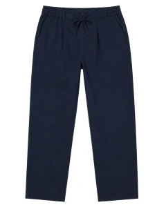 Duże męskie spodnie chinosy lniane Double Urban Outfitters CP-4104 granatowe