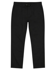 Duże męskie spodnie chinosy cienkie Double Urban Outfitters CP-4102 czarne