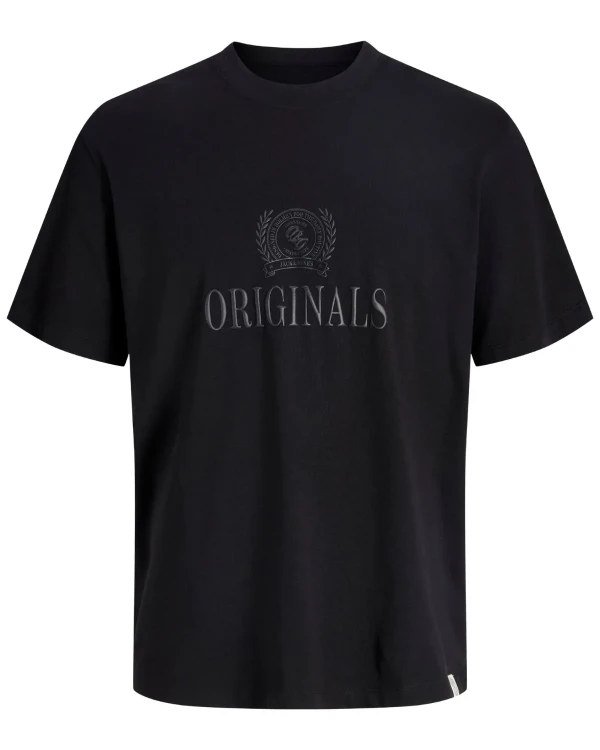 meski czarny tshirt plus size