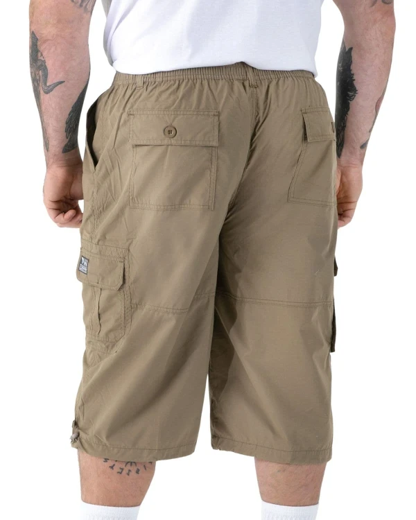 meskie shorty cargo dluga nogawka