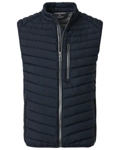 Duży męski bezrękawnik pikowany kamizelka ze stójką Casa Moda 126430043-108 granatowa