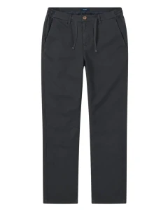 Duże męskie spodnie chinosy Double Urban Outfitters CP-4015 granatowe