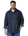 meska koszula jeansowa plus size