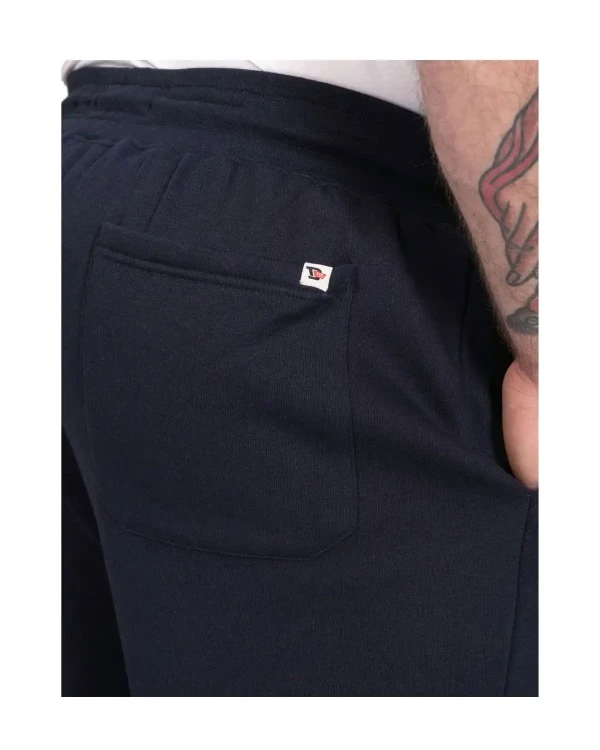 granatowe spodnei dresowe 7xl