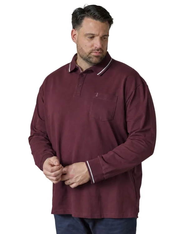 koszulka polo dlugi rekaw plus size