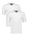 koszulka biala dwupak dla duzych mezczyzn 8xl