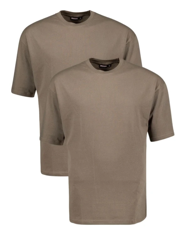 gladka militarna koszulka khaki 9xl