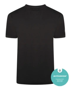 Duża męska koszulka T-shirt funkcyjny dla aktywnych ACTIVE Kam AP001 czarny