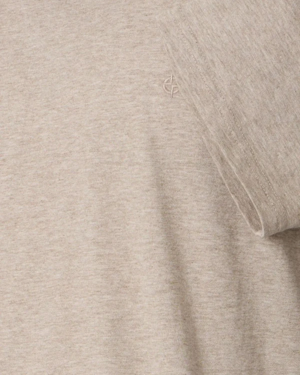 bezowy bawelniany t-shirt 5xl