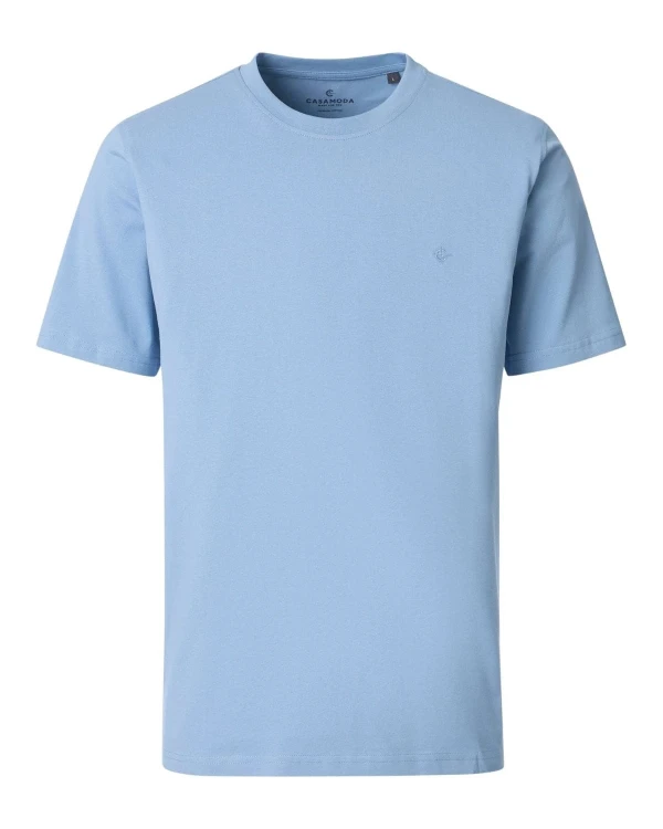 blekitny meski t shirt plus size