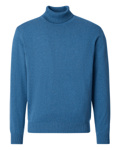 Duży męski golf z długim rękawem sweter Redmond 501-121 niebieski
