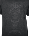 duzy meski t-shirt modny nadruk czaszka