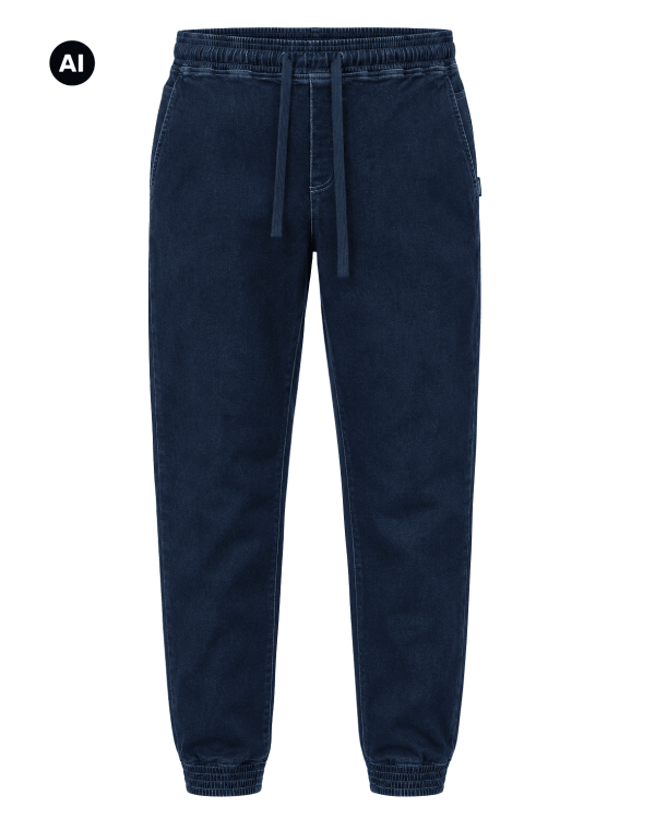 duze spodnie 5xl granatowe