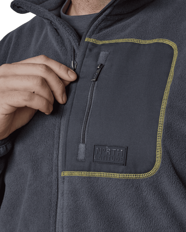 wygodny miekki polar meski kieszen zapinana na zamek 6xl