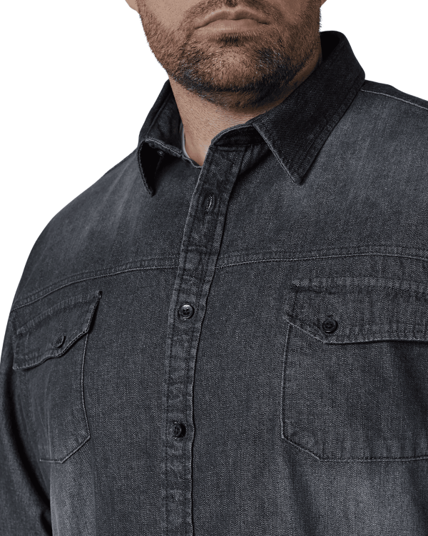 meska koszula jeans 6xl