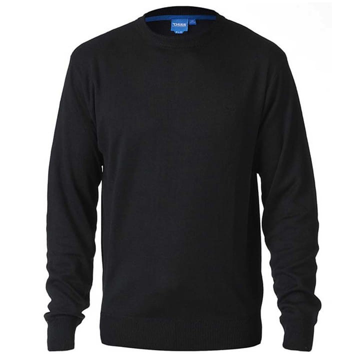 meski sweter duzy rozmiar adkin duke d555 czarny