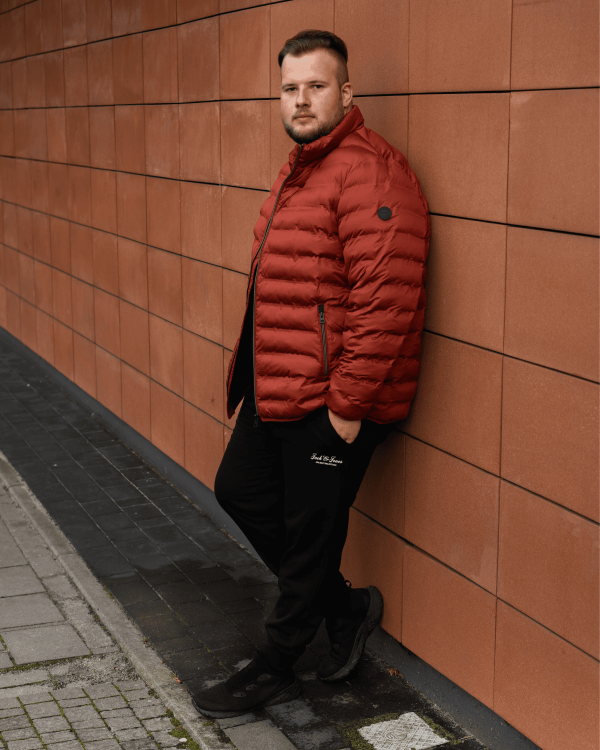 duza meska pikowana kurtka xxl