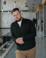 elegancki sweter meski ciemnozielony xxl