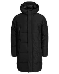 Duża męska pikowana kurtka zimowa Jack & Jones 12304944 czarna