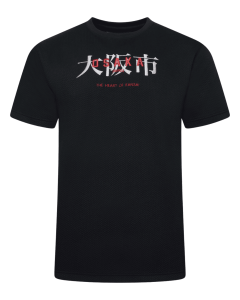 Duża męska koszulka t-shirt Kam 5830 czarny