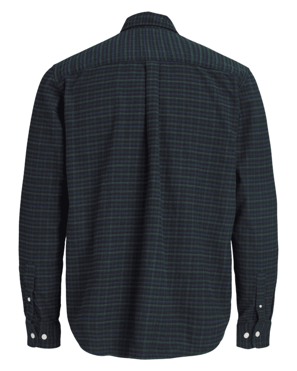 flanelowa meska koszula modna krata plus size