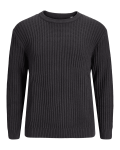 Duży męski sweter Jack & Jones 12307025 ciemnoszary