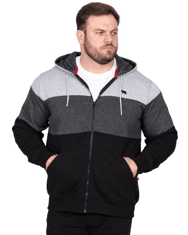 bluza zapinana na zamek z kapturem 6xl