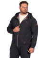 meska bluza z kapturem plus size